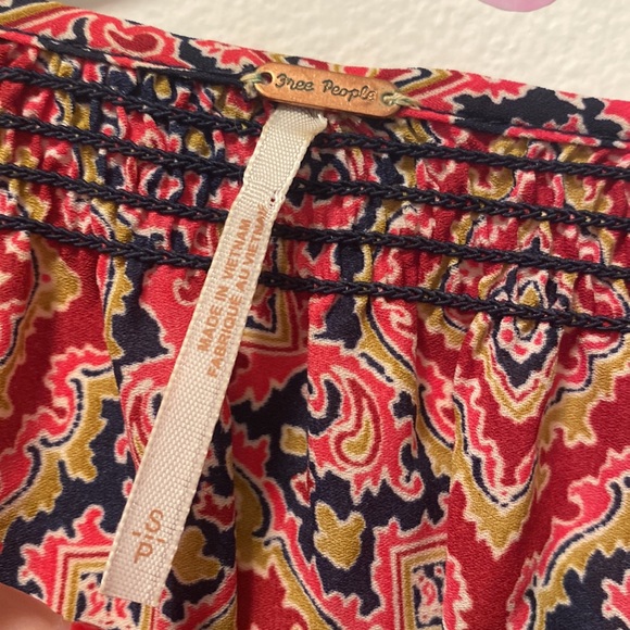 Free People Long Sleeve Blouse Size Small - Picture 2 of 6